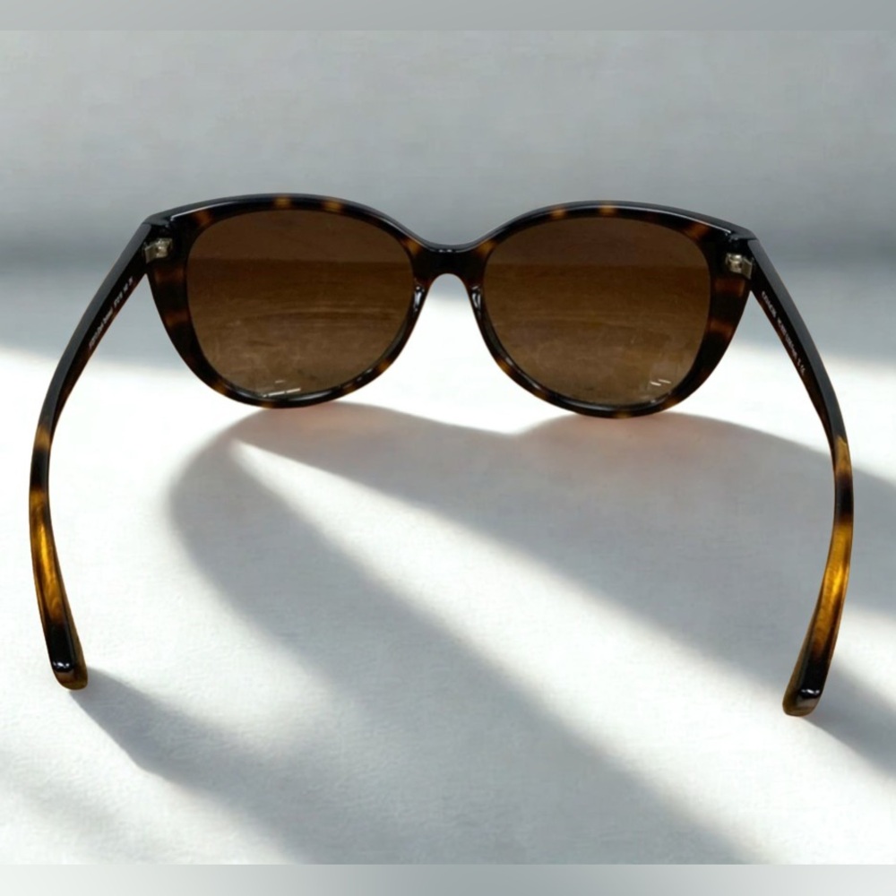 Coach Cat Eye Sunglasses – Dark Tortoise 57mm w/ Case | Retro Glam HC 8087 - Picture 3 of 9